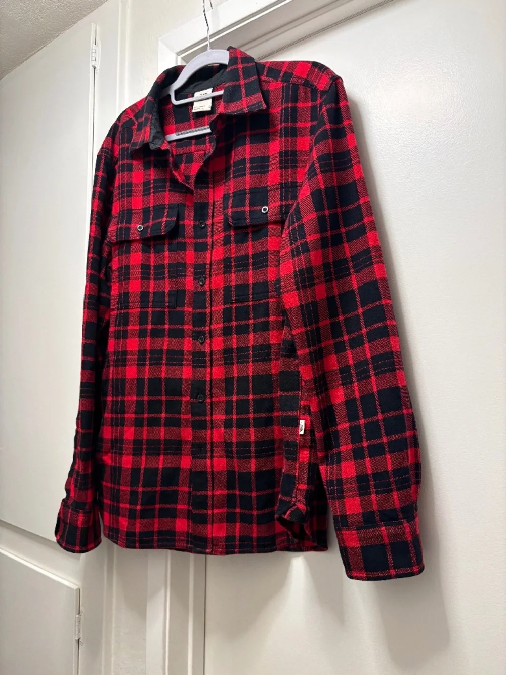 The North Face 100% cotton flannel shirt - size medium
